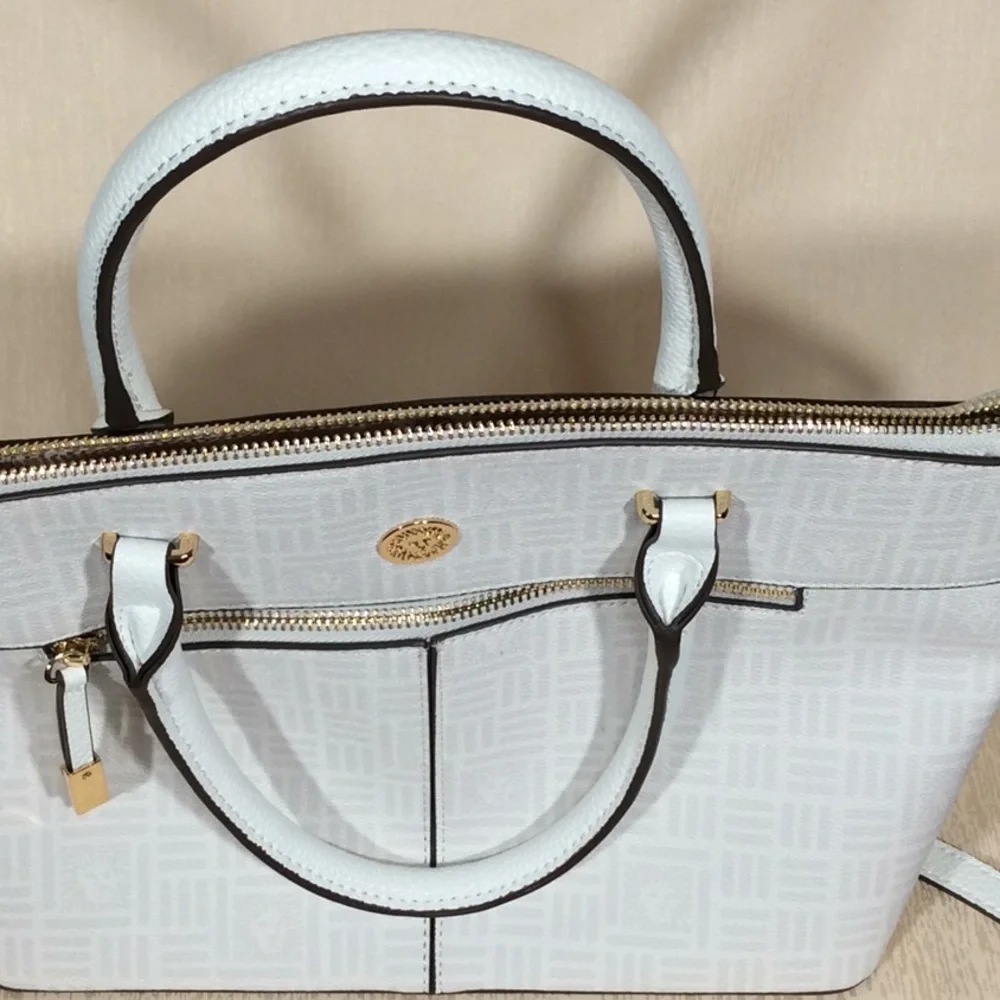 Anne Klein Dome Satchel Handbag Crossbody Purse